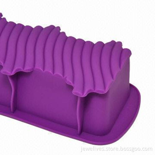 Silicone rectangle bread loaf bakeware
